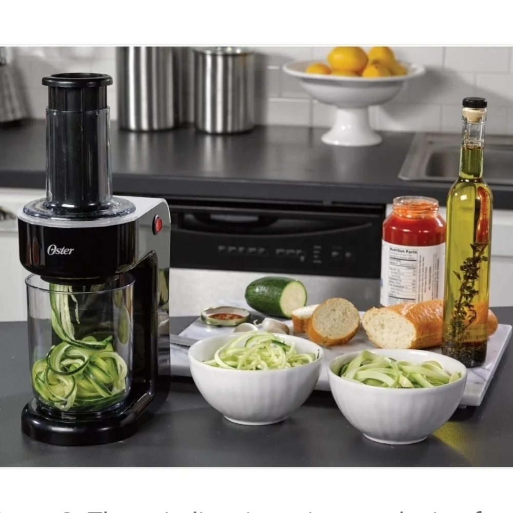 Oster Black Electric Spiralizer FPSTES1050 NEW